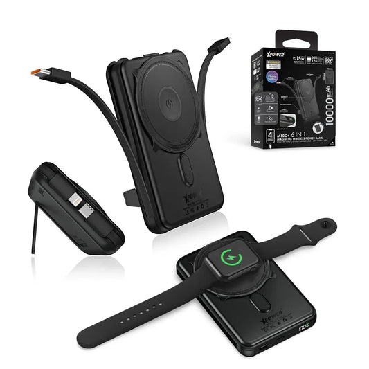 Xpower 10000mAh 20W Wireless Power Bank M10C - Black