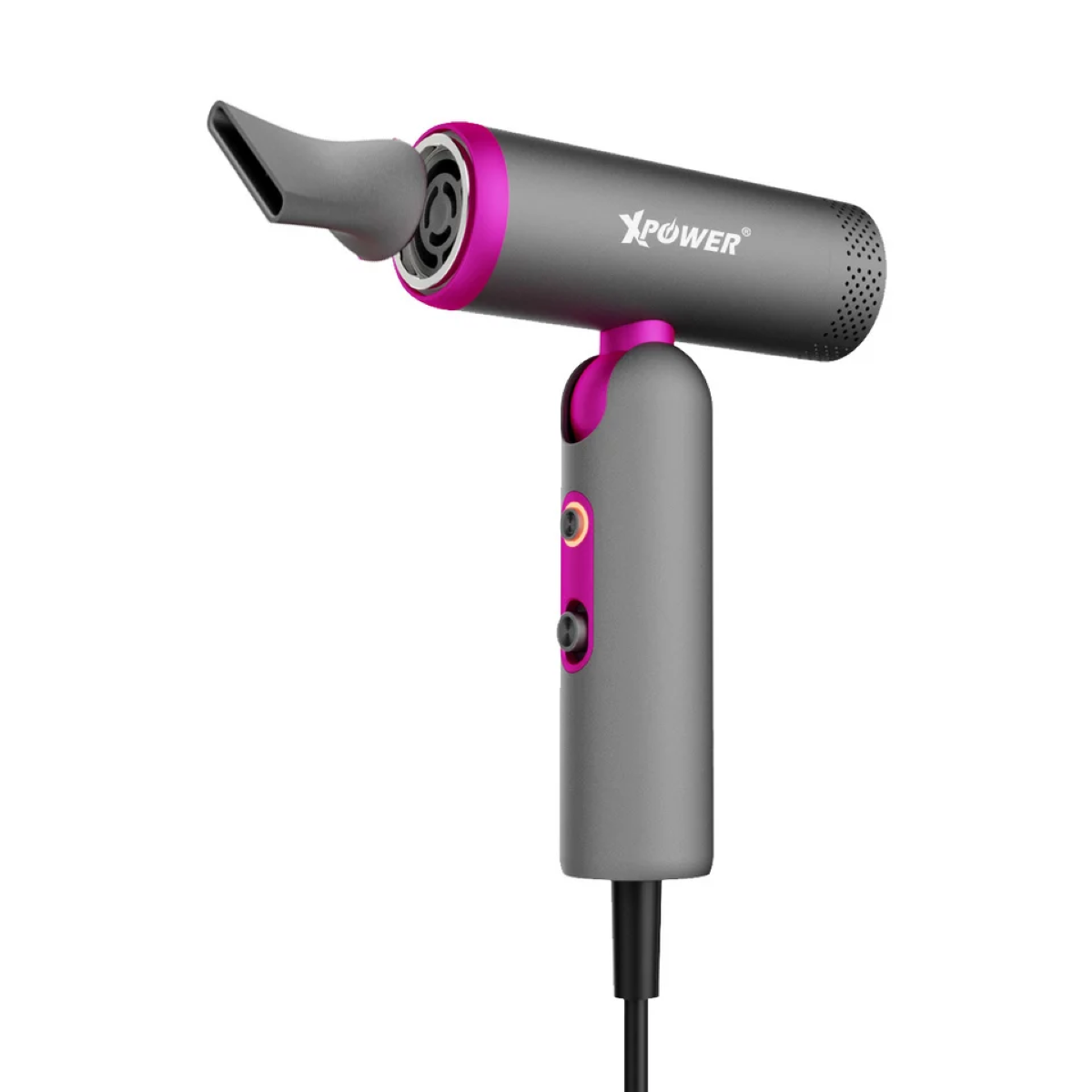 Xpower Powerfine Foldable Hair Dryer, Pink