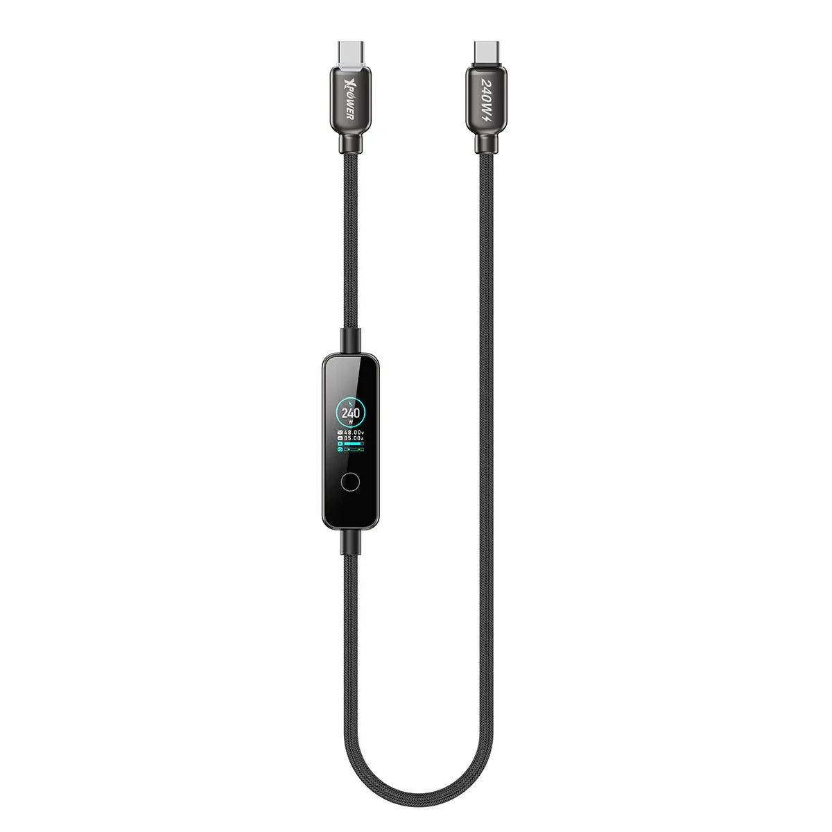 XPower 240W Type-C to Type-C 2M Display Cable SR240 - Grey