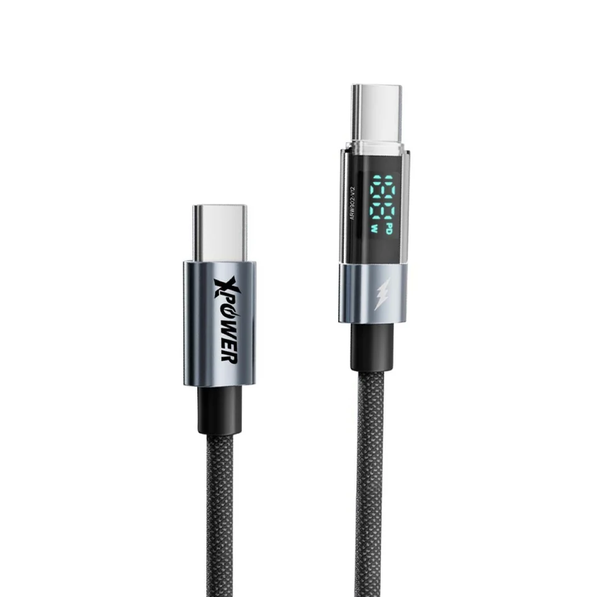 Xpower 100W Display Cable 1 meter, Gray