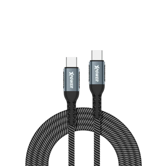 XPower 100W Type-C to Type-C 2M Cable - Grey