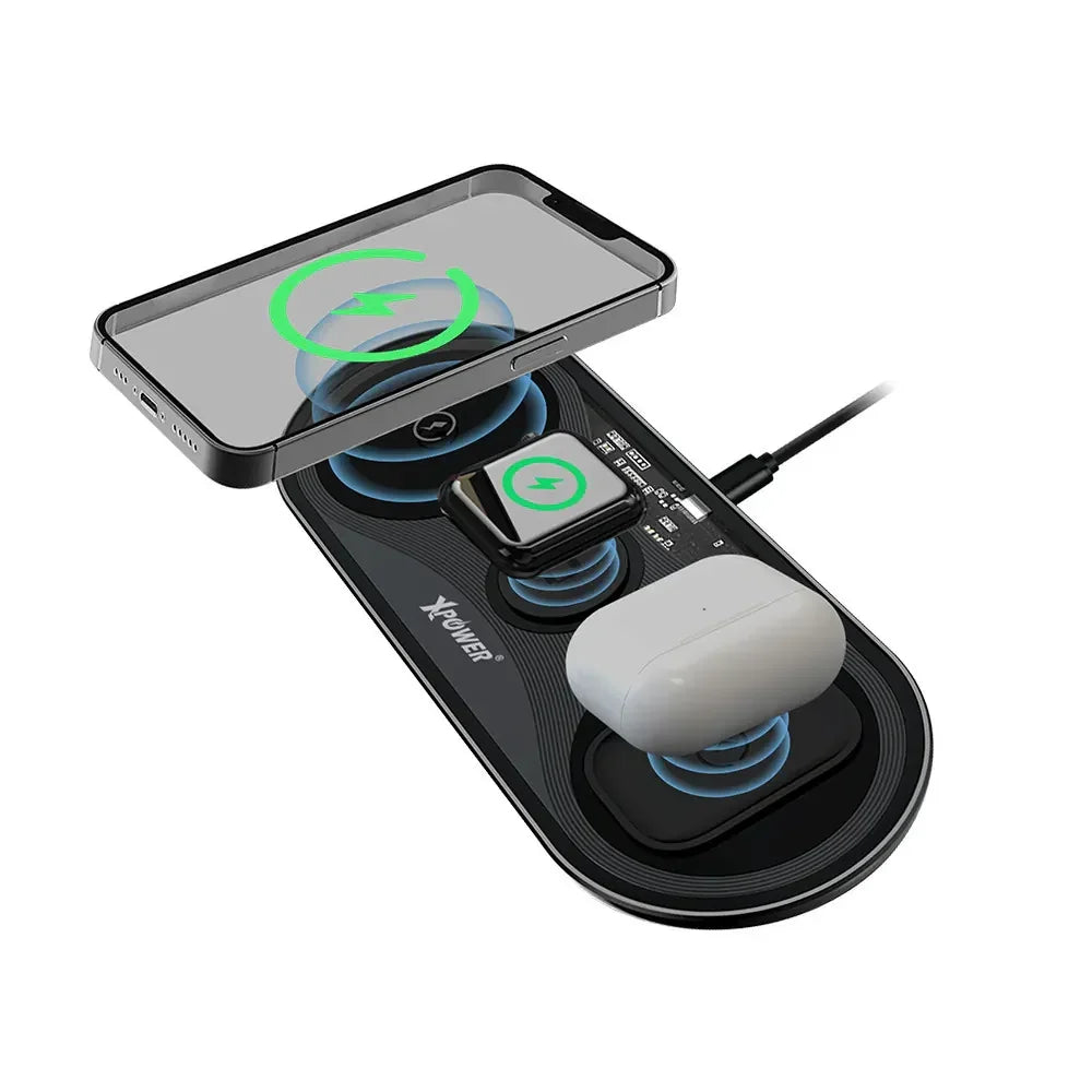 XPower 15W Wireless Charging Pad - Black