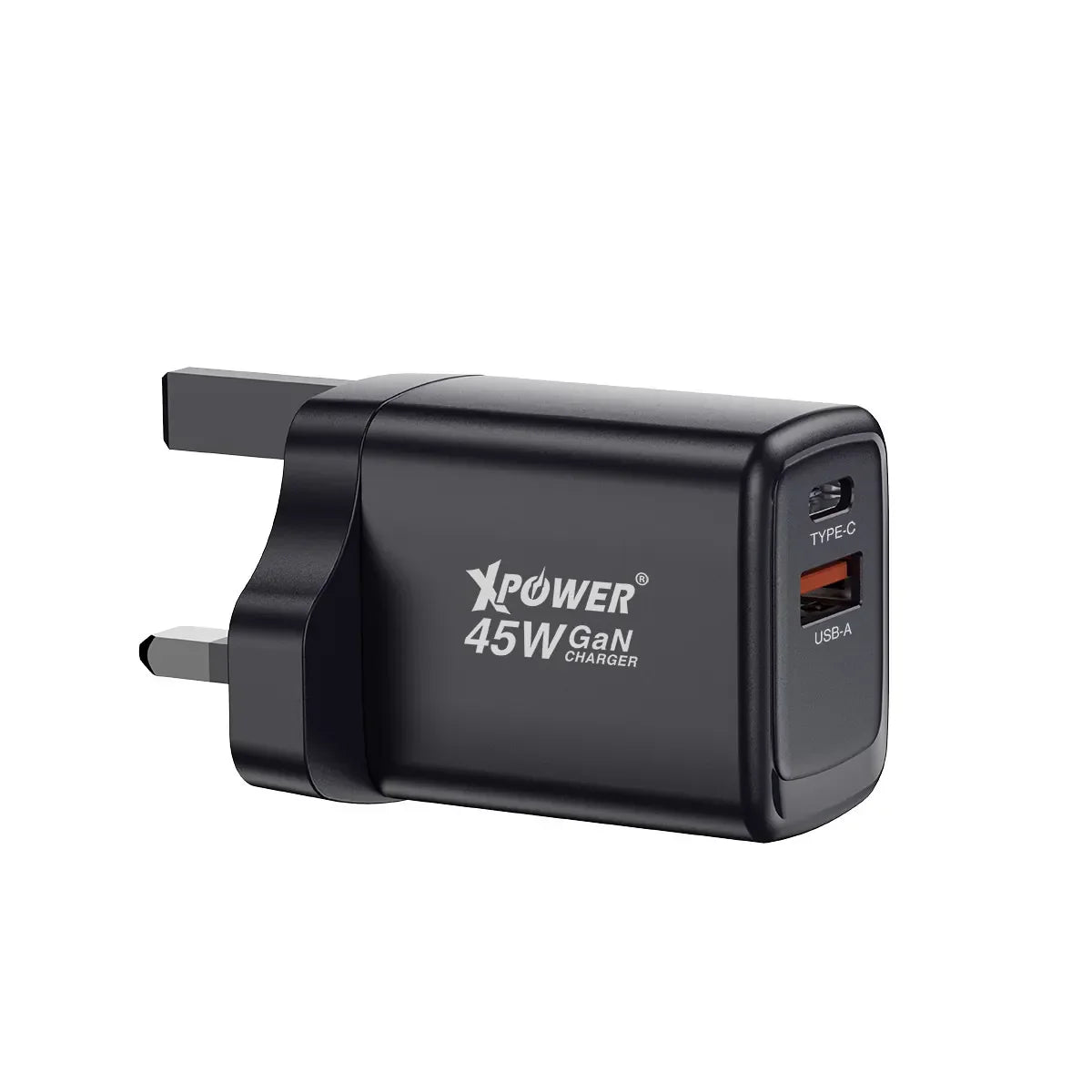 XPower 45W GaN Mini Wall Charger - Black