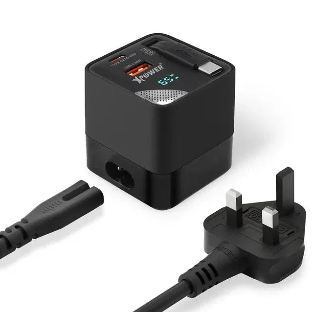 XPower 65W GaN 3in1 Desktop Charger - Black