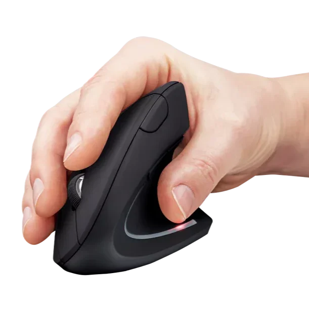 XPower Ergonomic Wireless Vertical Mouse - Black