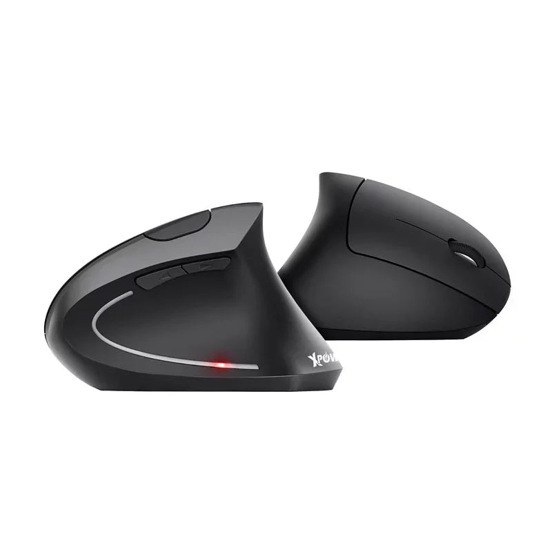 XPower Ergonomic Wireless Vertical Mouse - Black