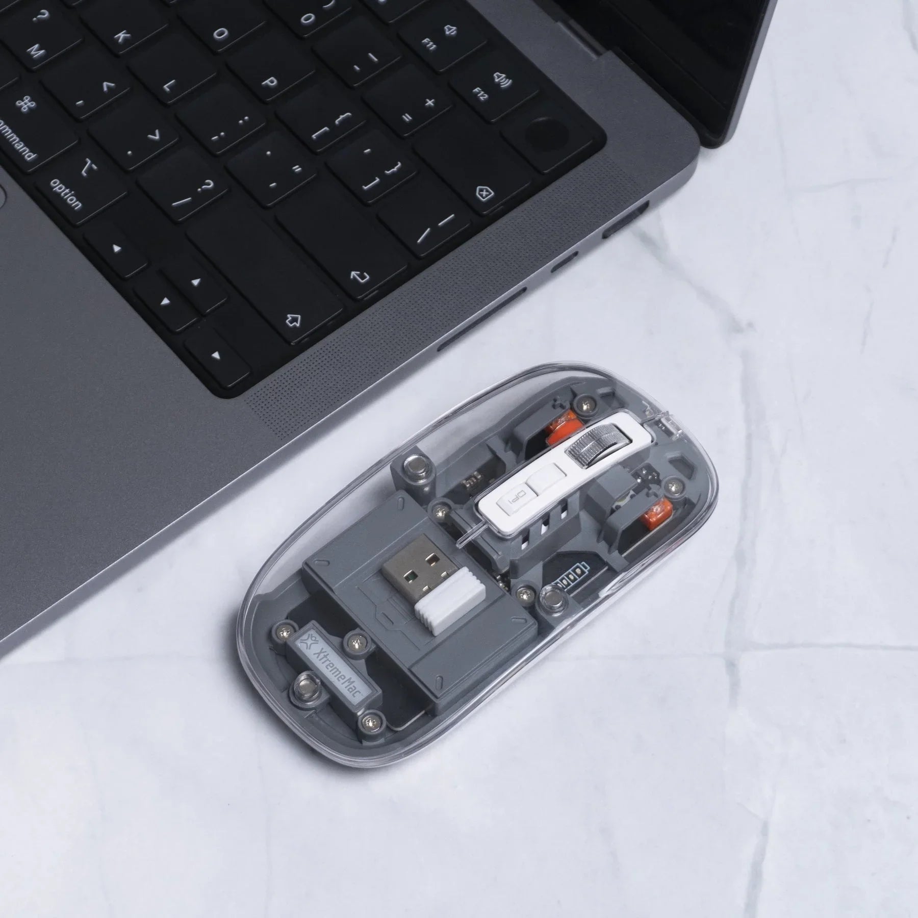 XtremeMac Mouse Multi-Connection - Transparent