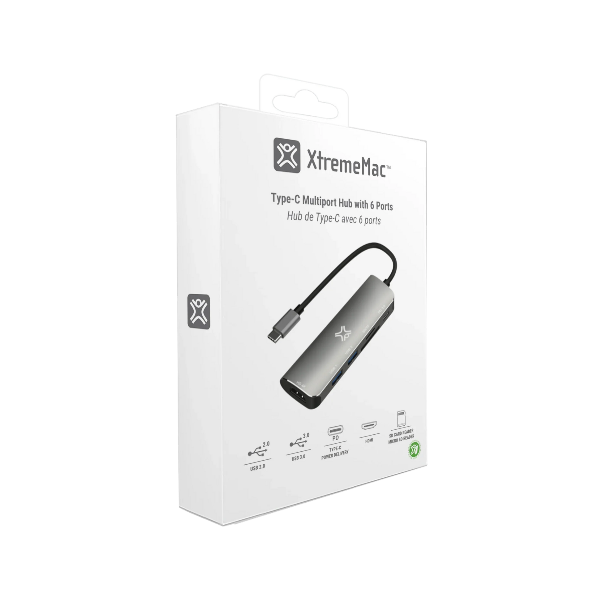 XtremeMac Type-C 6 In 1 Hub