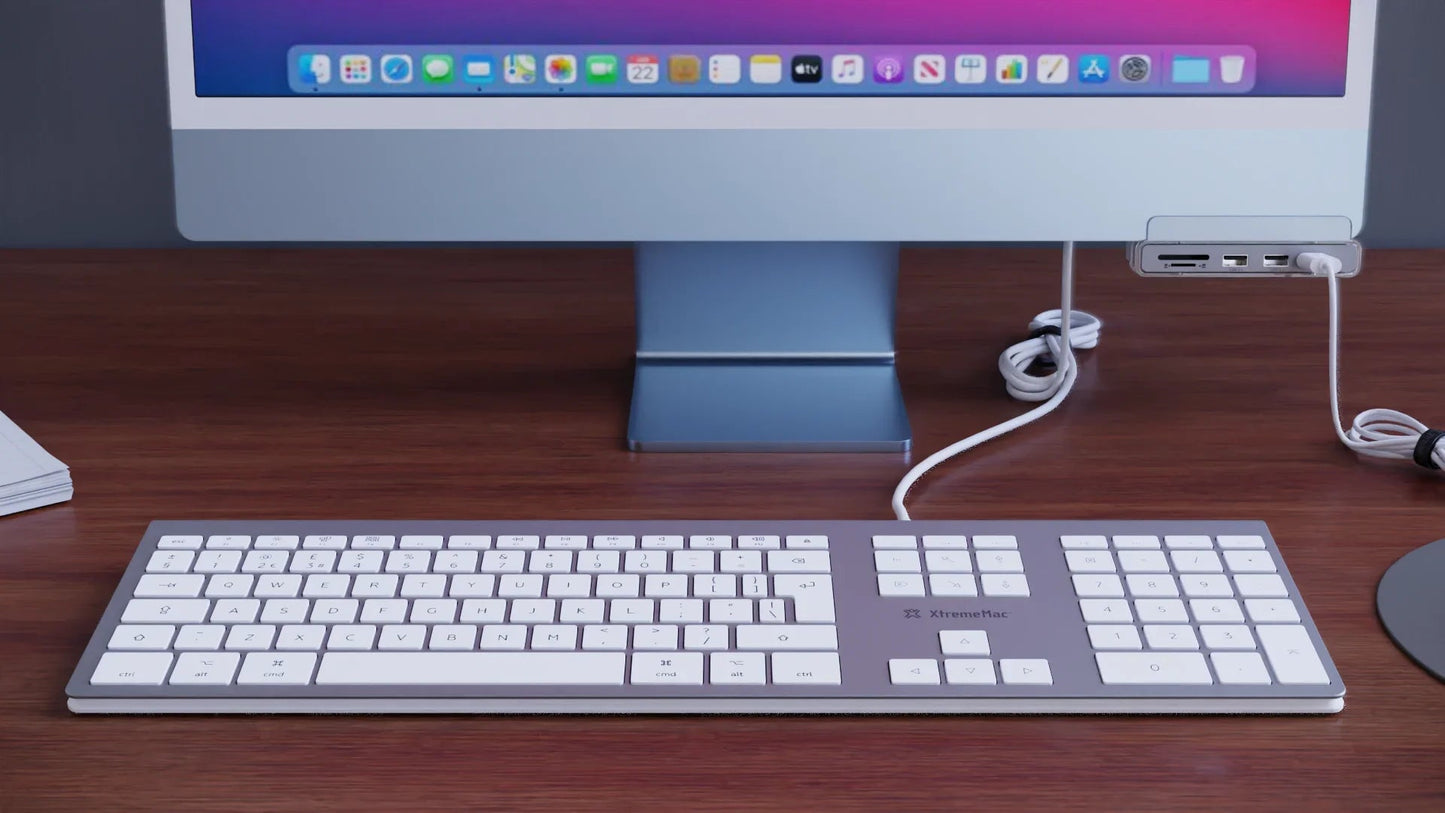 XtremeMac Type-C 6 In 1 Hub With Hanging Stand For iMac