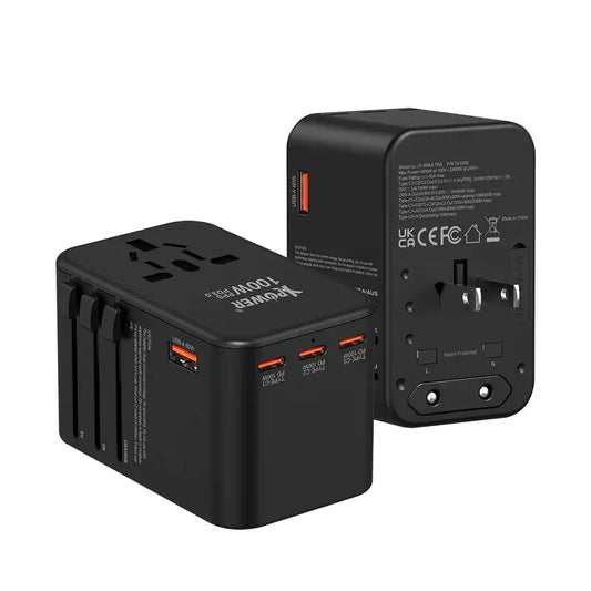 Xpower 100W Gan 5 Output Travel Adapter - Black