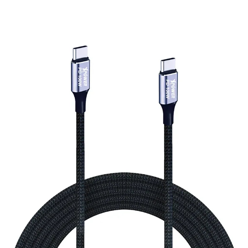 Xpower 100W Type C To C Magnetic 1M Cable - Gray