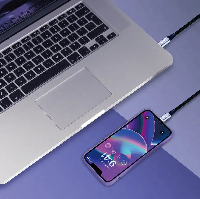 Xpower 100W Type C To C Magnetic 1M Cable - Gray