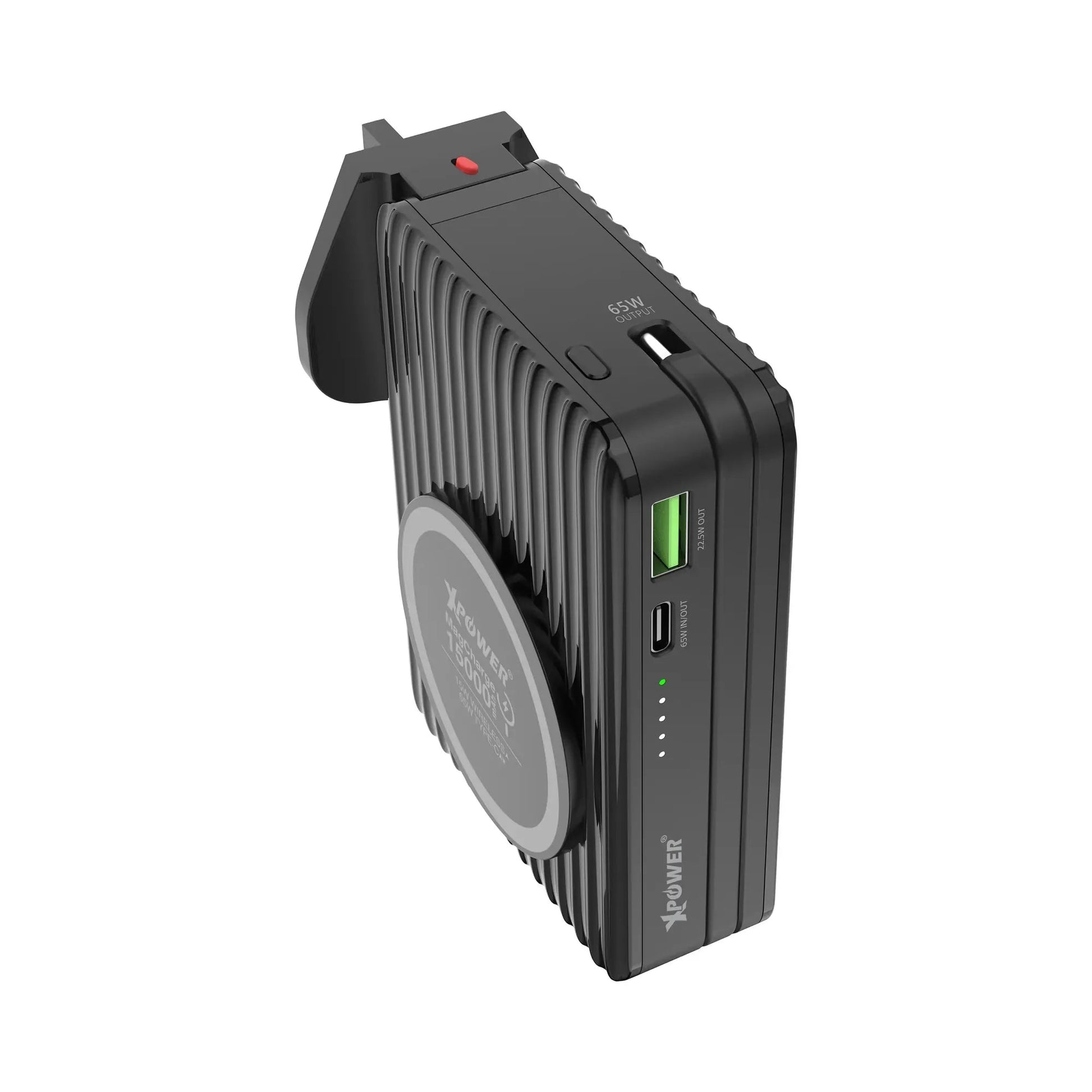 Xpower 15000mah 65w 3in1 Wireless Power Bank And Charger - Black