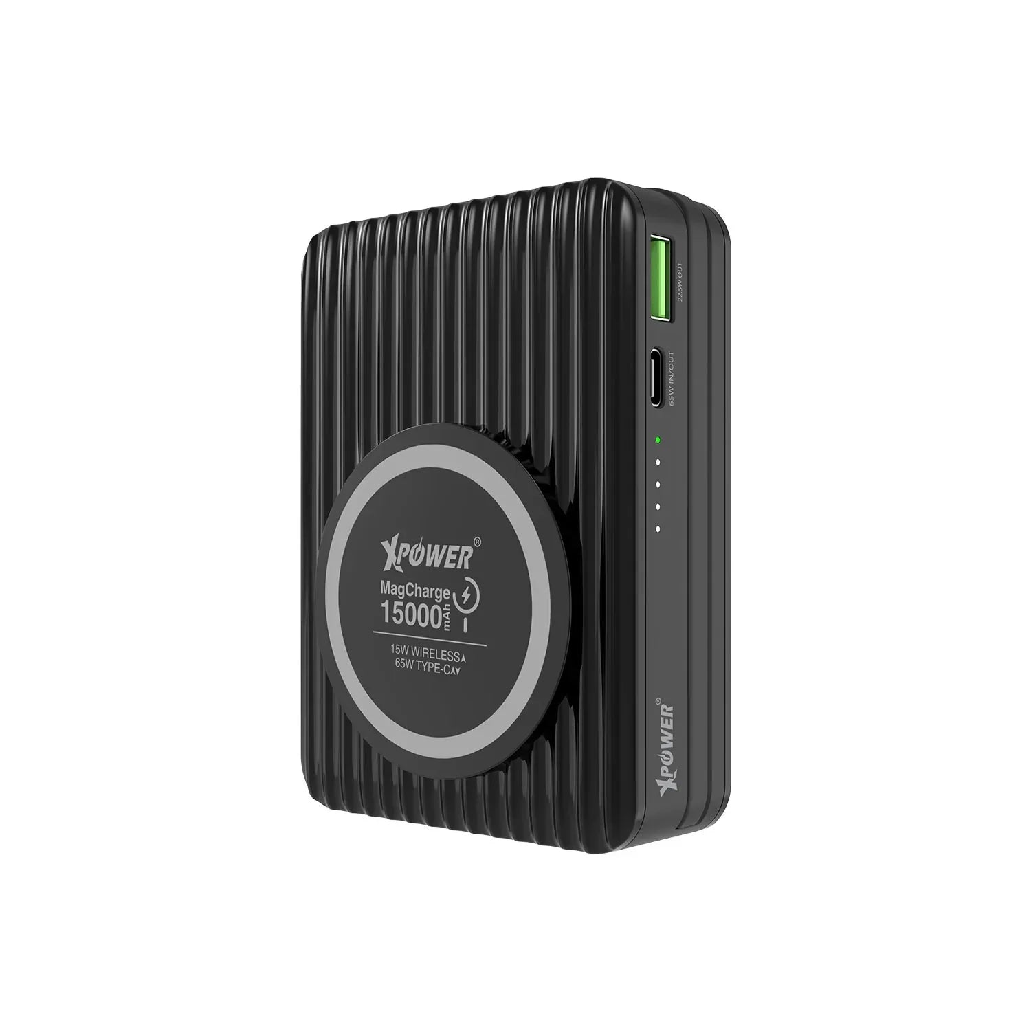 Xpower 15000mah 65w 3in1 Wireless Power Bank And Charger - Black