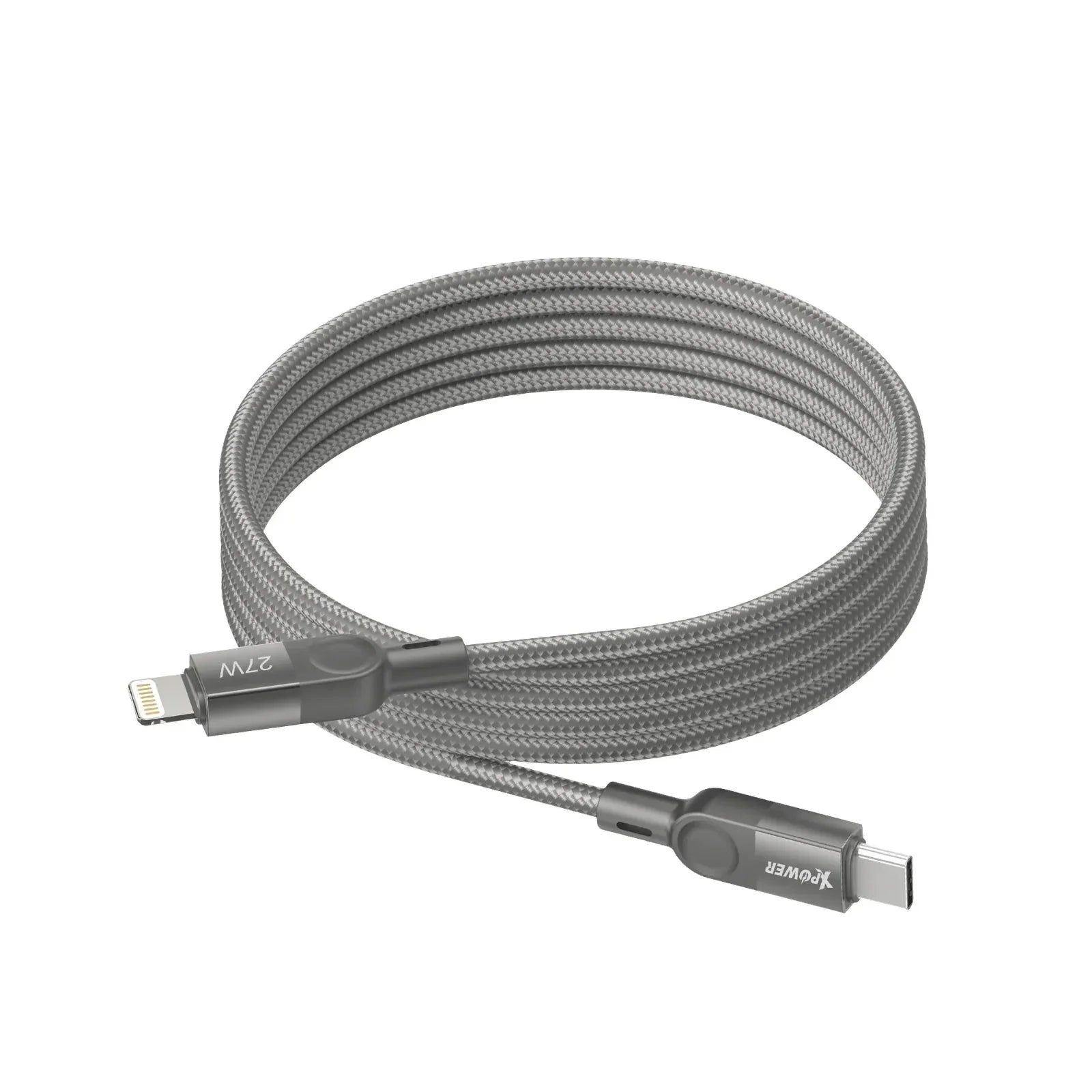 Xpower 27W Type-C To Lightning Magnetic 1M Cable - Titanium