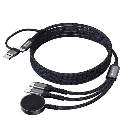 Xpower 60W 6in1 Cable For Phone & Watch - Black