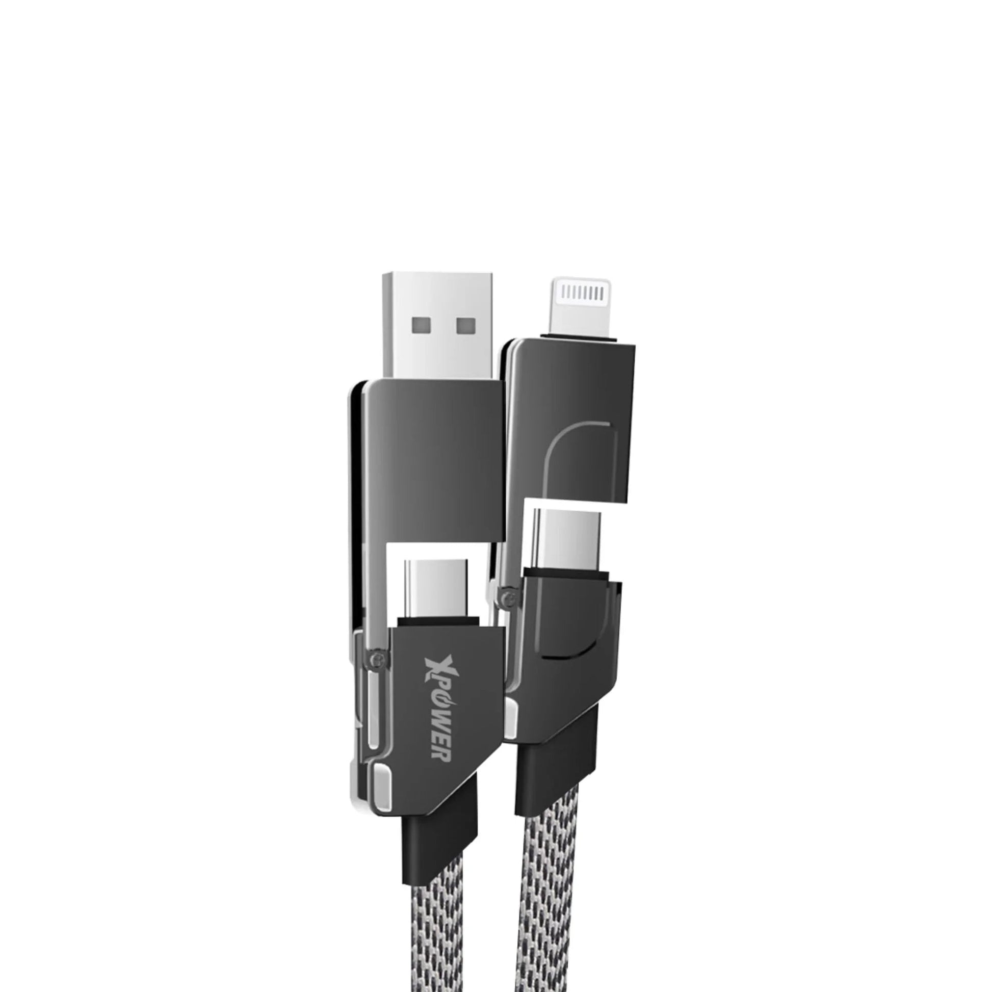 Xpower 60W Sync & Charge Mini Cable - Gray