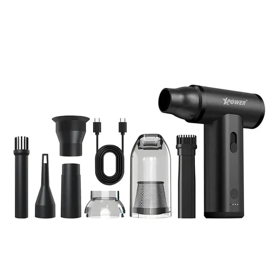 Xpower Mini Wireless Vacuum Cleaner + Air Blower Storm 4 In 1 - Black