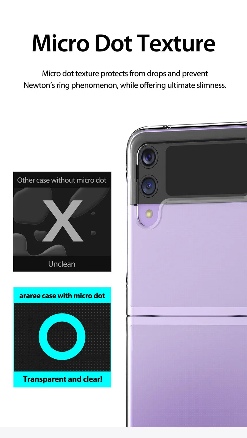 Samsung Z Flip 3 Araree Nukin360 Series Case - Clear