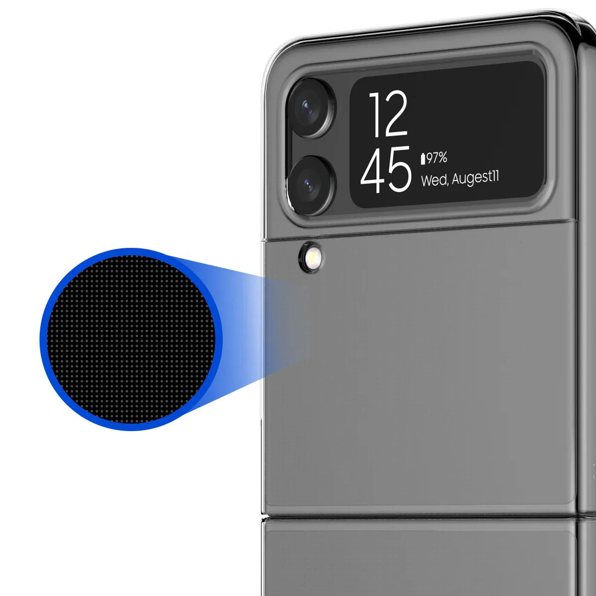 Samsung Z Flip 4, Araree Nukin Slim Case - Clear