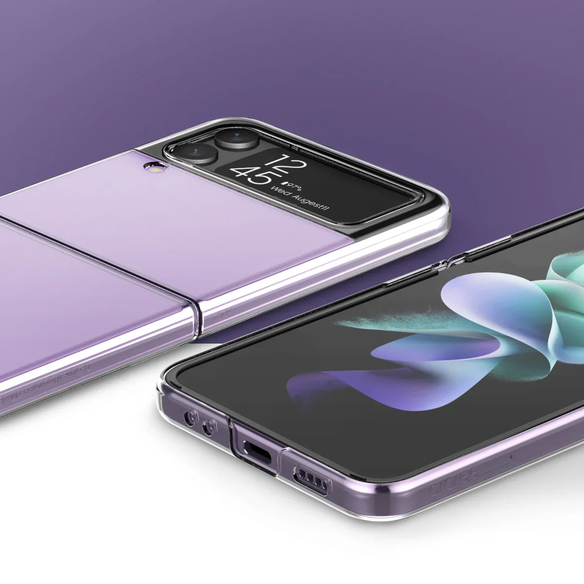 Samsung Z Flip 4, Araree Nukin Slim Case - Clear