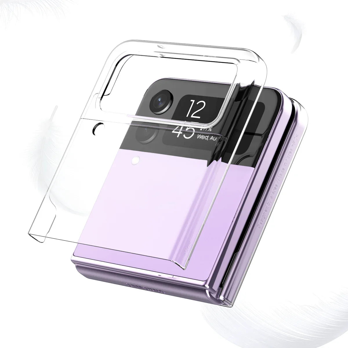 Samsung Z Flip 4, Araree Nukin Slim Case - Clear