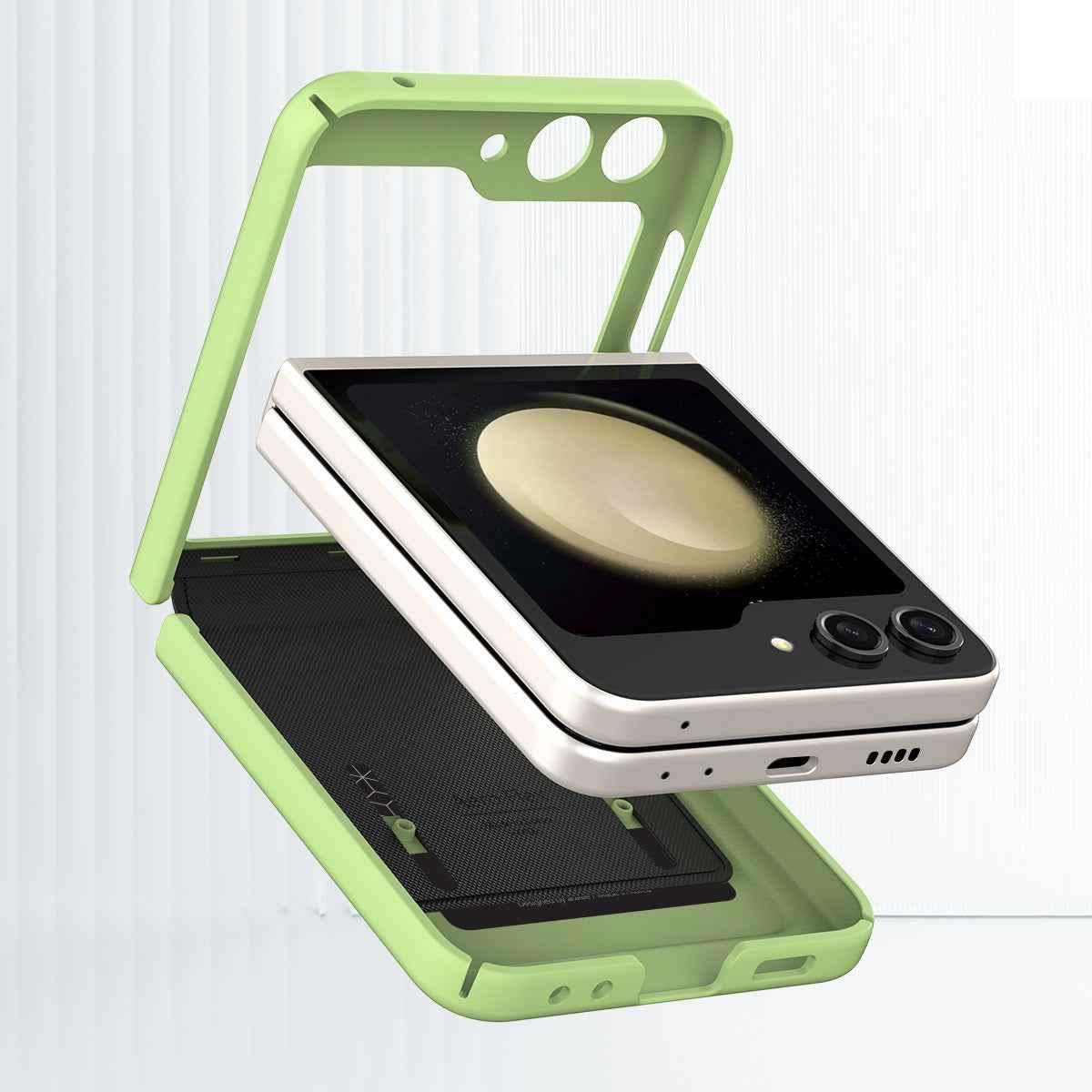Araree Z Flip 5 Aero Flex Case With Dual Layer Protection - Ocean Green