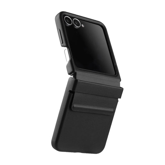 Melkco Galaxy Z Flip6 Origin Series PU Leather Regal Snap Cover - Black