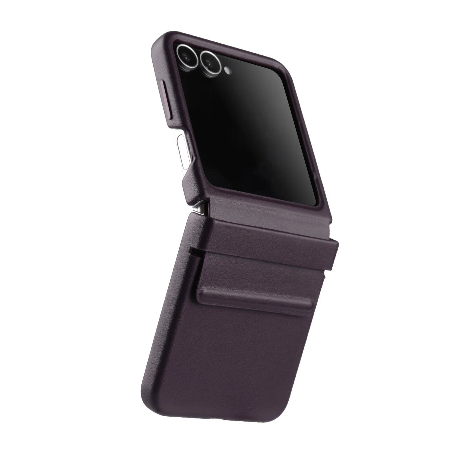 Melkco Galaxy Z Flip6 Origin Series PU Leather Regal Snap Cover - Dark Purple