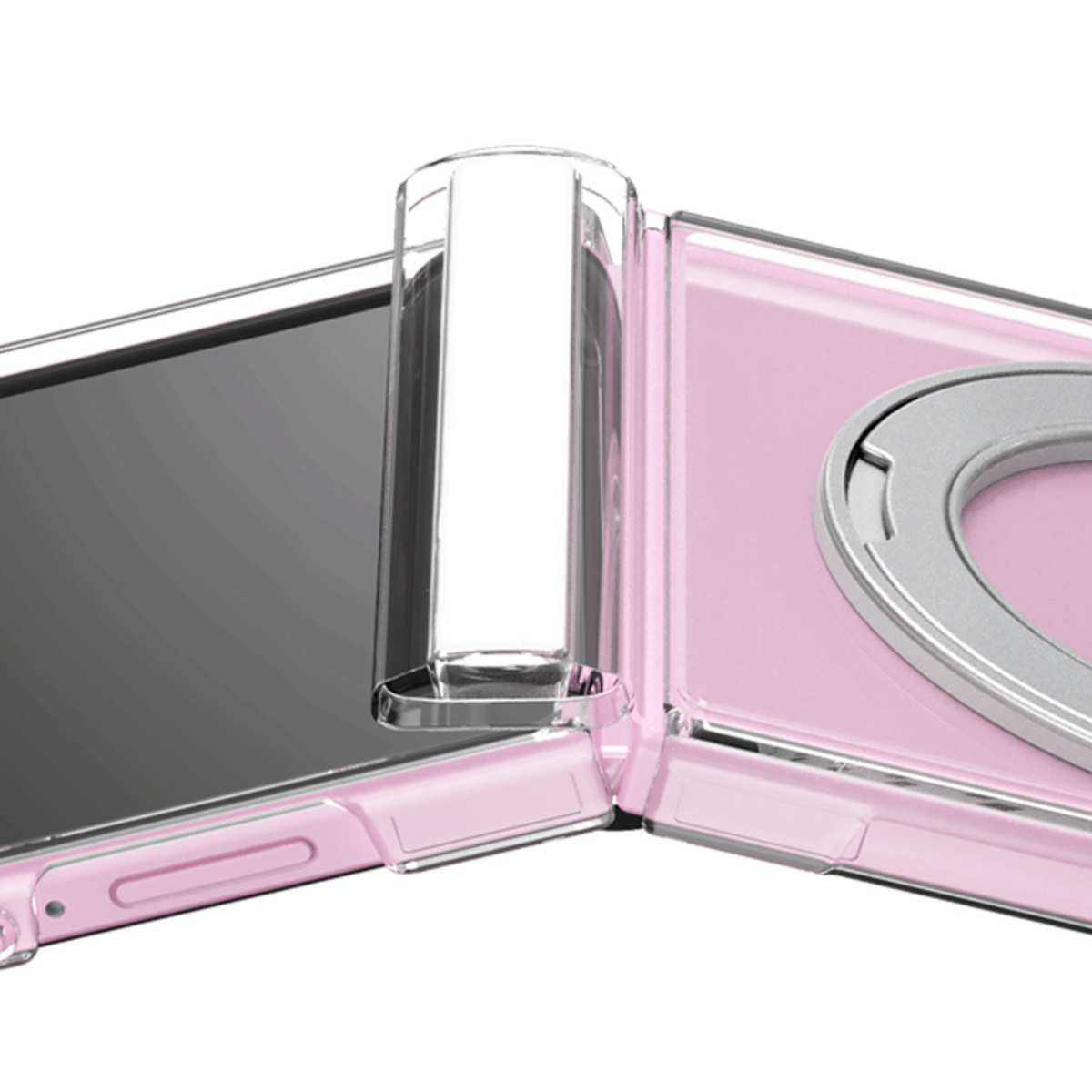 Samsung Z Flip8, Araree Duple 360 Magsafe Stand Cover, Clear