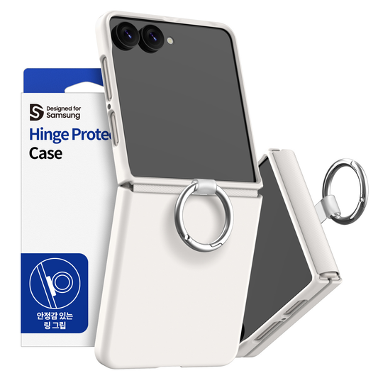 Samsung Z Flip8, Araree Aero Flex Ring Cover, Cream