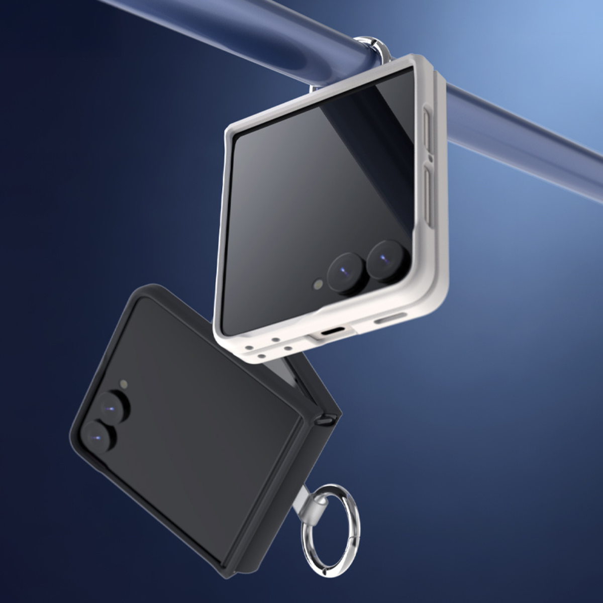 Samsung Z Flip8, Araree Aero Flex Ring Cover, Cream