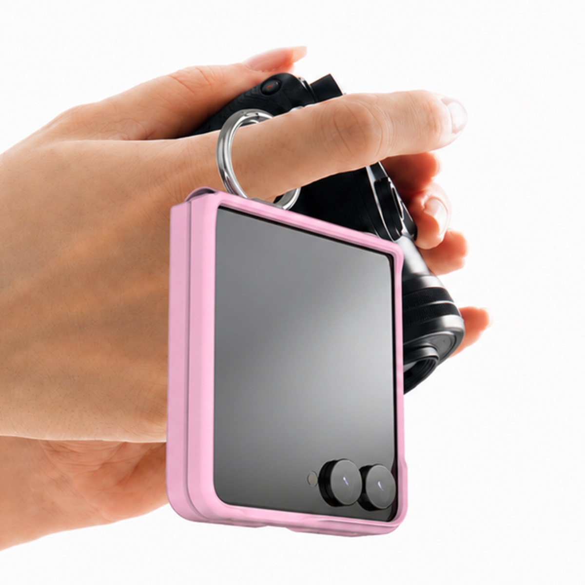 Samsung Z Flip8, Araree Aero Flex Ring Cover, Pink