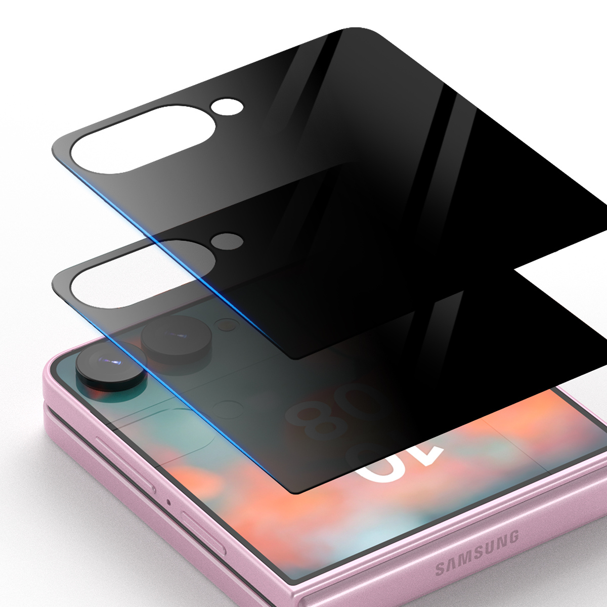 Samsung Z Flip8, Araree Core Glass, Privacy (2Pcs)
