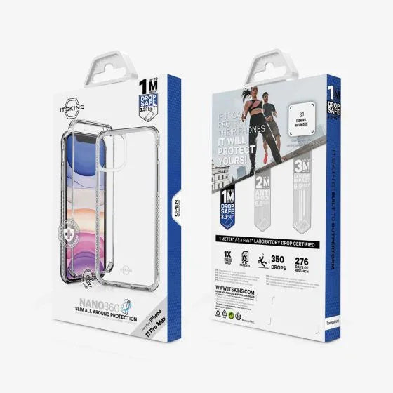 iPhone 11 Pro Itskins Nano360 Case - Transparent