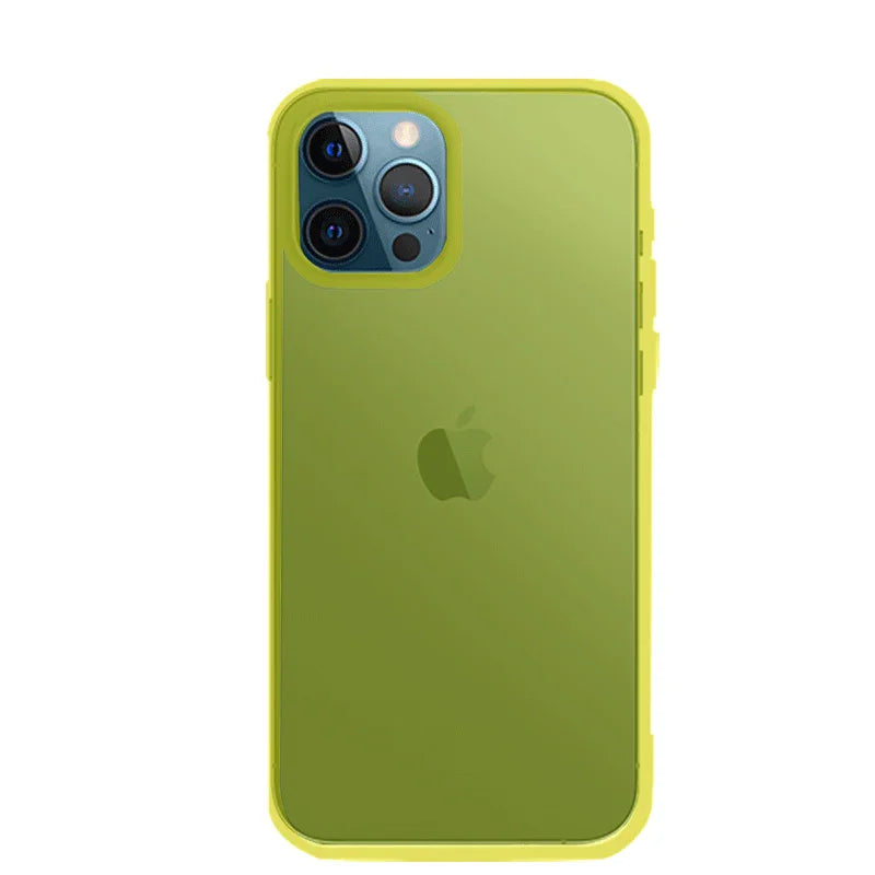 iPhone 12 & 12 Pro Araree Duple Case - Neon Yellow