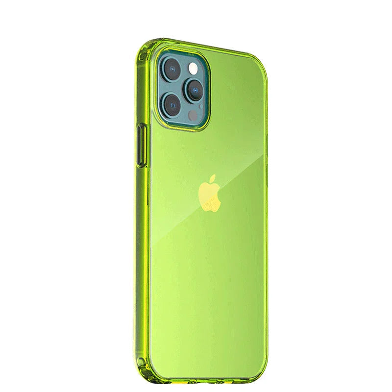 iPhone 12 & 12 Pro Araree Duple Case - Neon Yellow