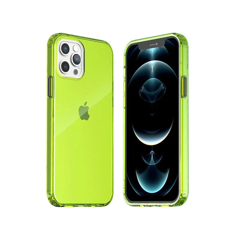 iPhone 12 & 12 Pro Araree Duple Case - Neon Yellow