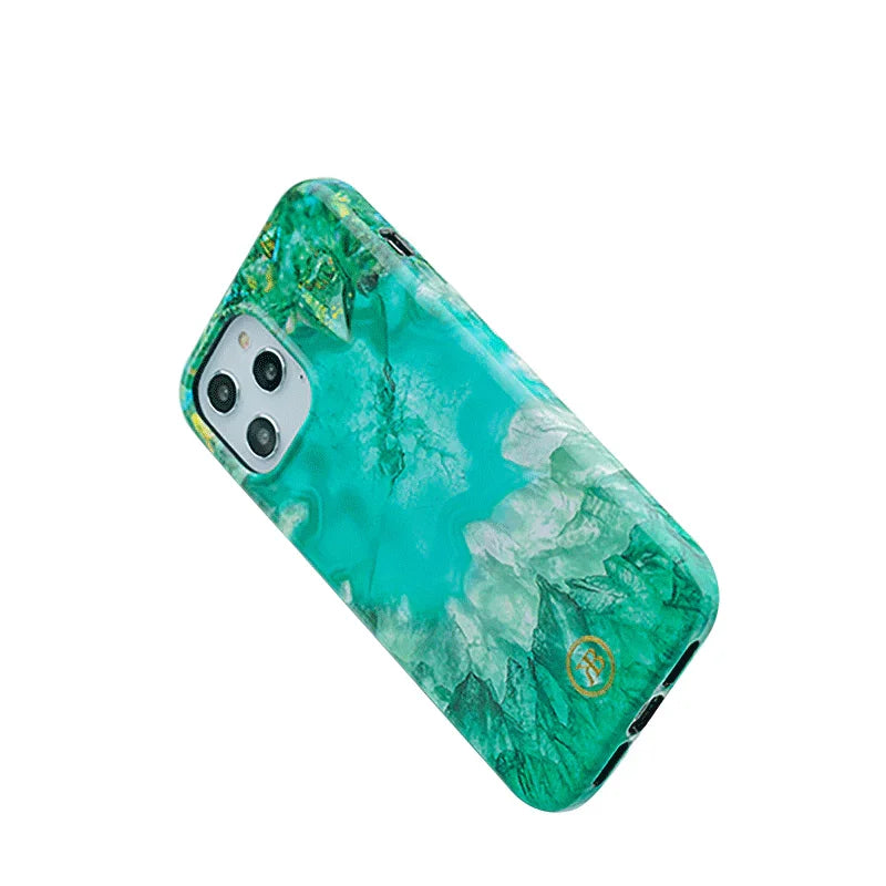 iPhone 12 & 12 Pro Kingxbar Jade Splash Case - Green