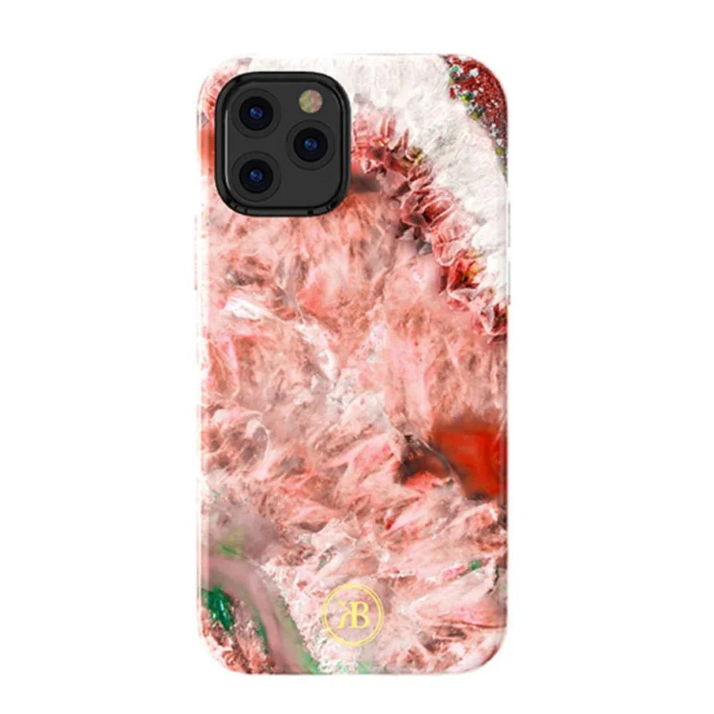 iPhone 12 & 12 Pro Kingxbar Jade Splash Case - Red