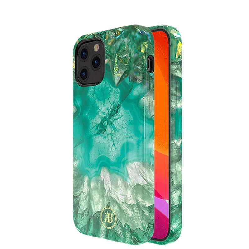 iPhone 12 Pro Max Kingxbar Jade Splash Case - Green