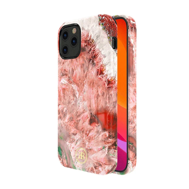 iPhone 12 Pro Max Kingxbar Jade Splash Case - Red