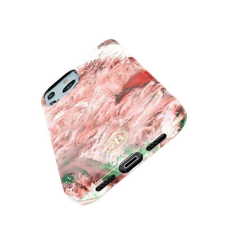 iPhone 12 Pro Max Kingxbar Jade Splash Case - Red