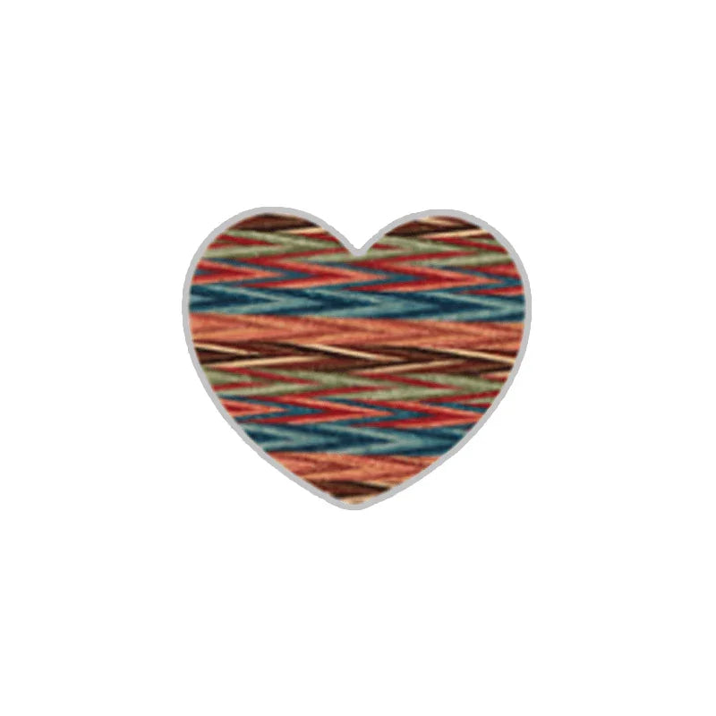 Man & Wood Smart Grip Heart Shape - Browny Check (Heart)