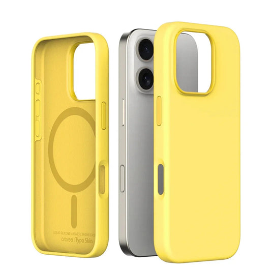 iPhone 16 Pro Araree Typo Skin Cover - Yellow