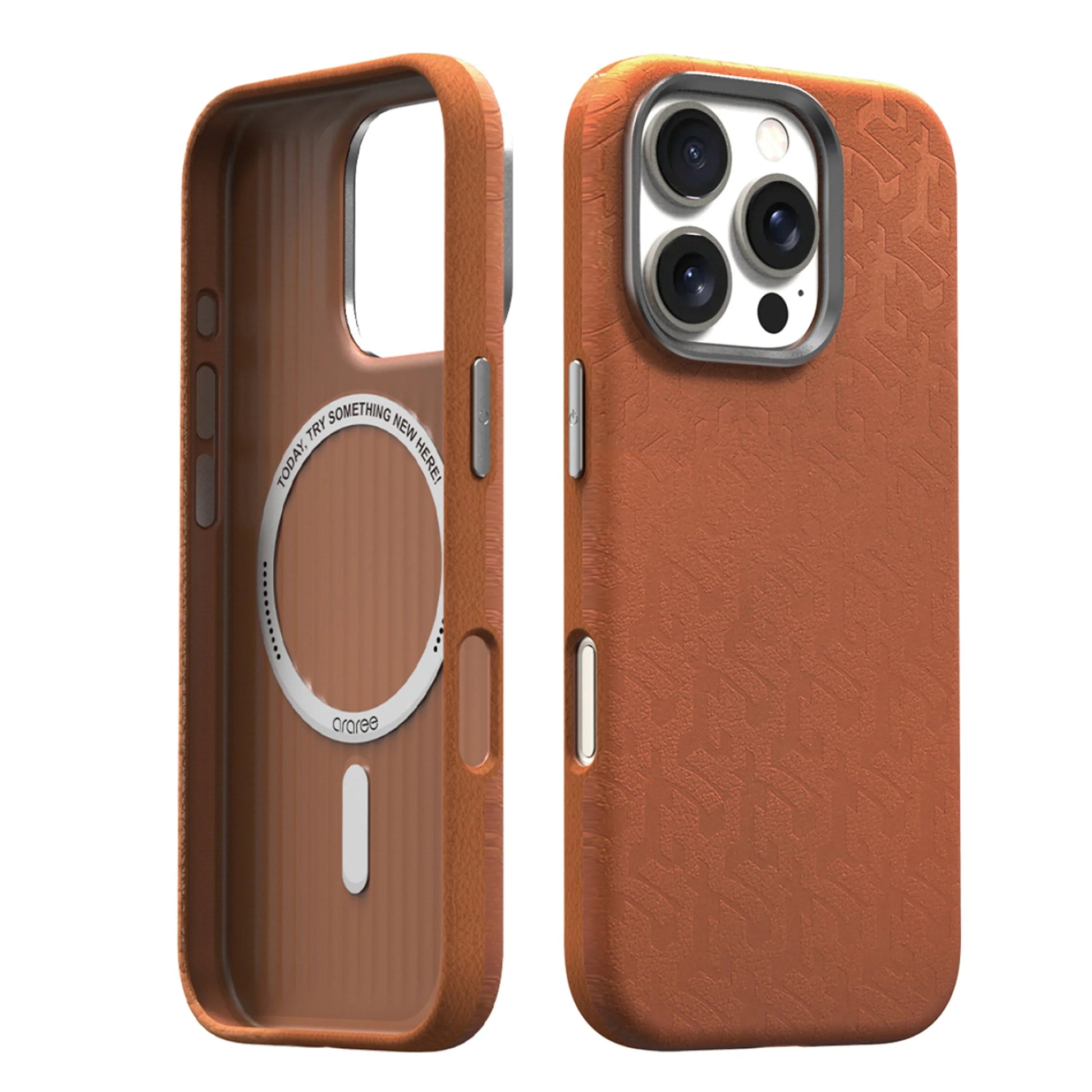 iPhone 16 Pro Max Araree Pellis Magsafe Cover - Brown
