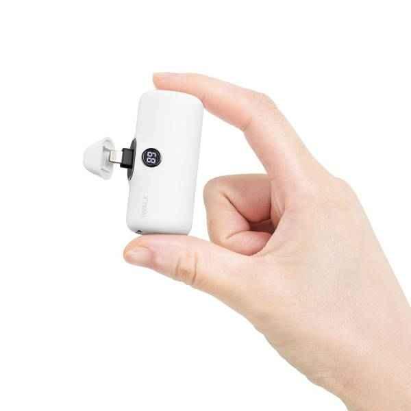 iWalk 4800mAh Lightning 20W Pocket Power Bank - White