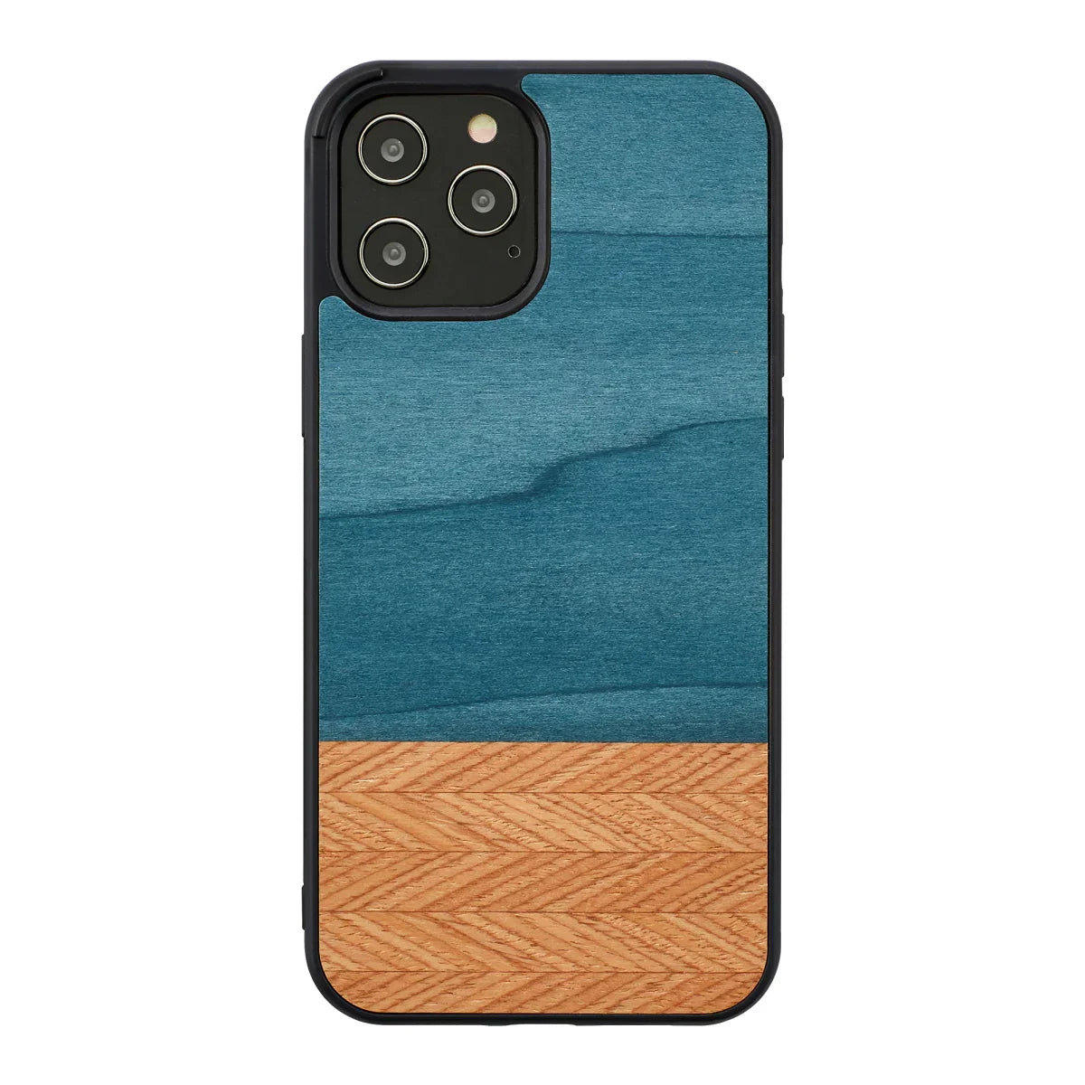 iPhone 12 Pro Max, Man & Wood Case - Denim
