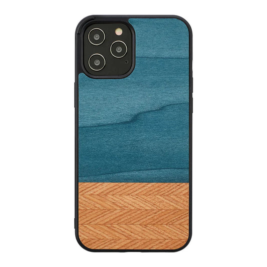 iPhone 12 Pro Max, Man & Wood Case - Denim