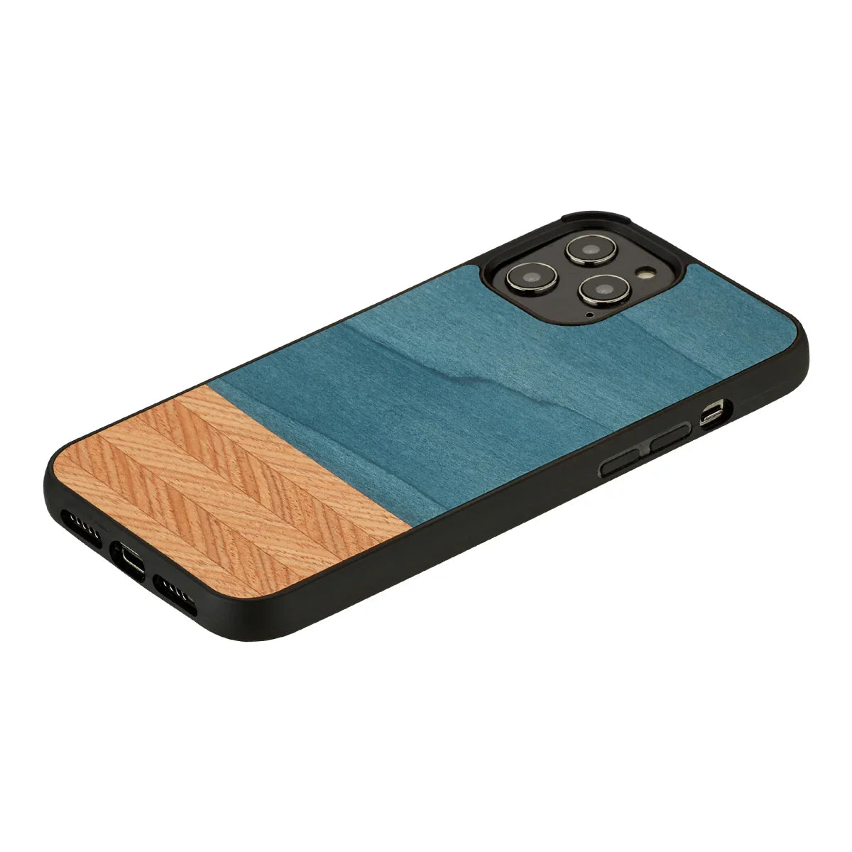 iPhone 12 Pro Max, Man & Wood Case - Denim
